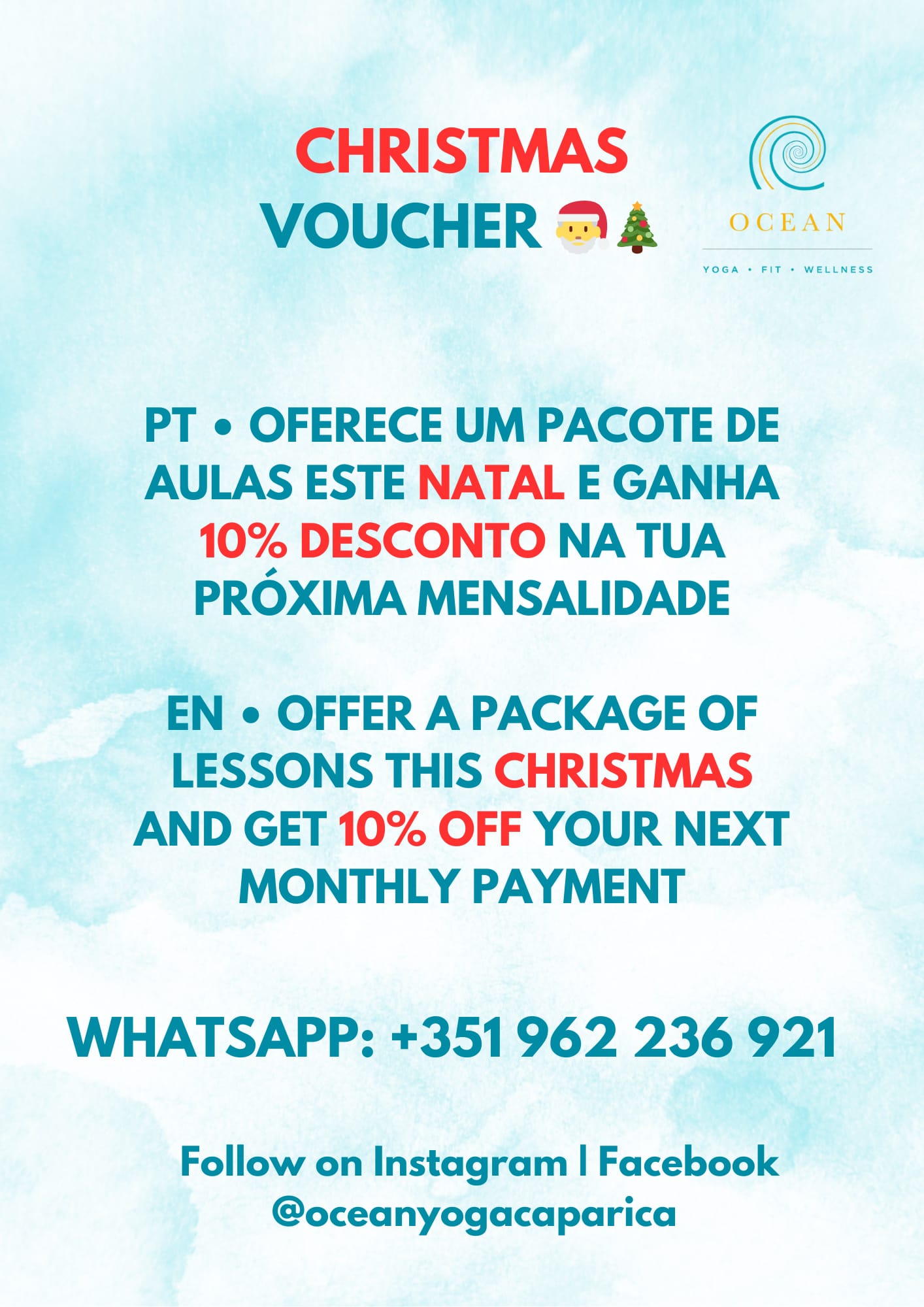 Horario aulas yoga studio